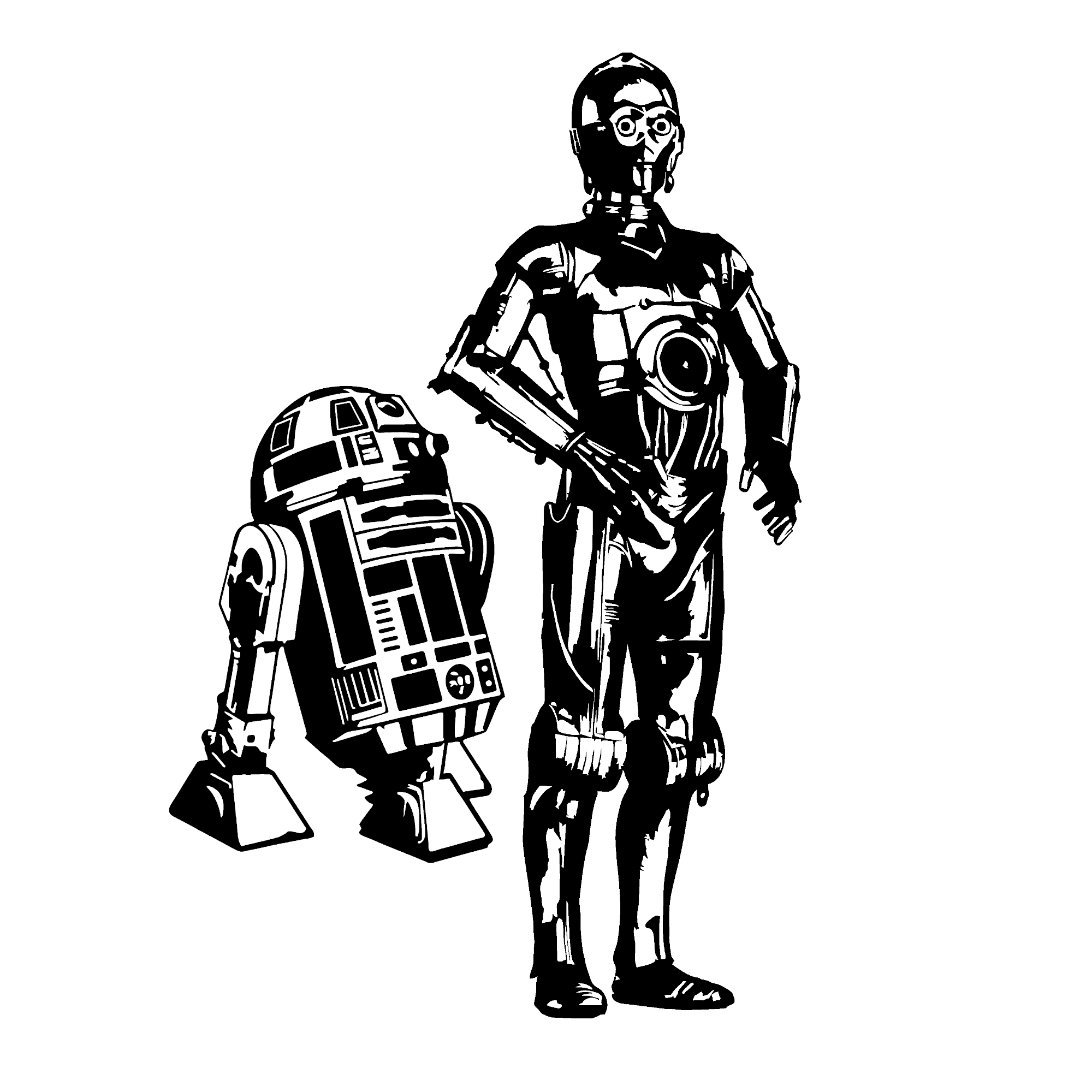 Star Wars - C-3PO mit R2-D2